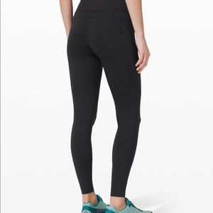 Size 4 Black Lululemon Running Leggings